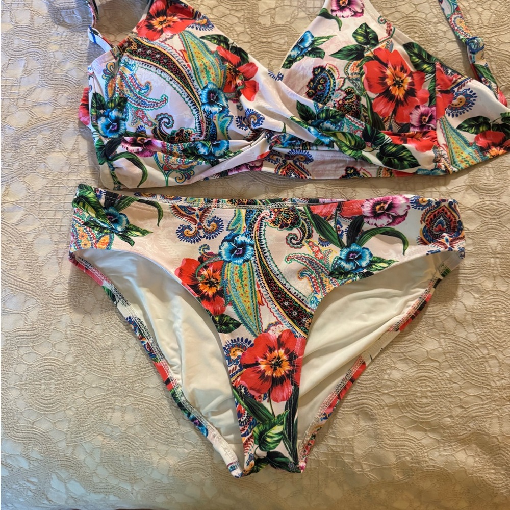 Floral Paisley Bikini Set